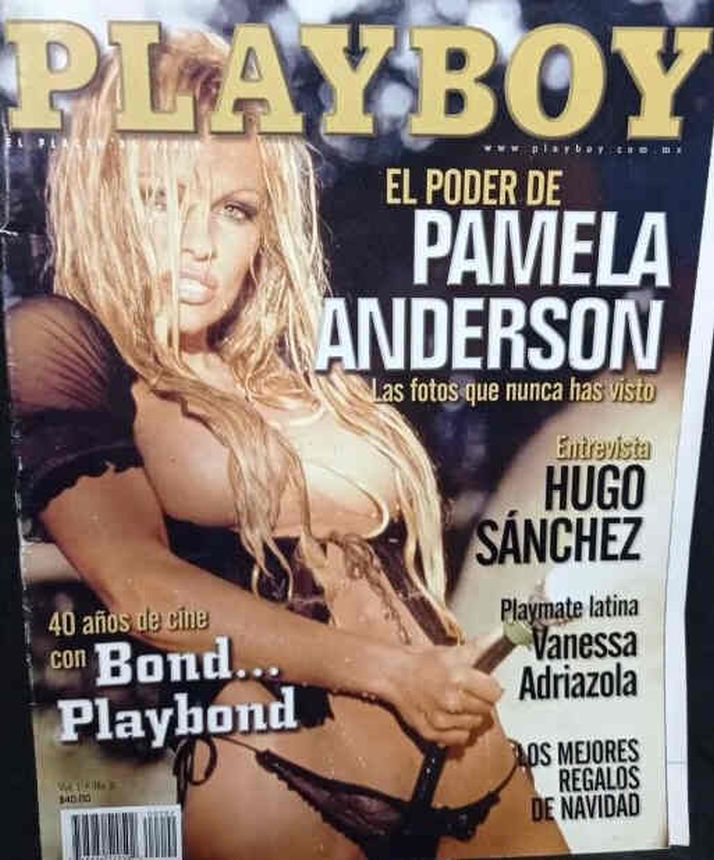 PLAYBOY (MEXICO) magazine side cover  December 2002