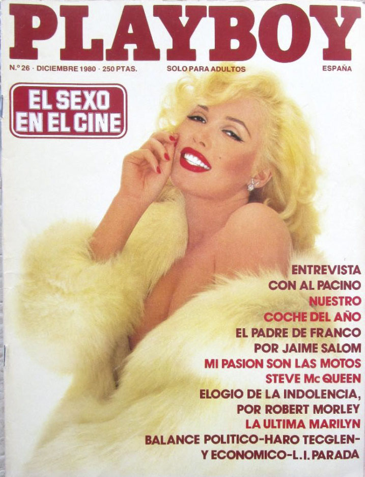 PLAYBOY (SP) magazine side cover Issue 26  December 1980