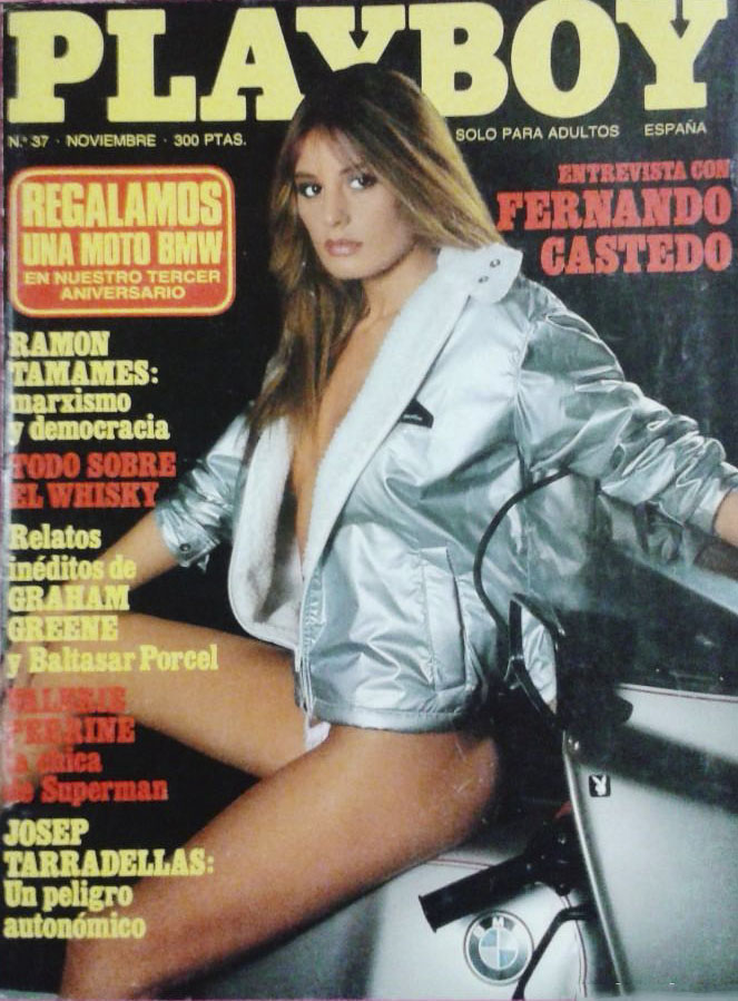 PLAYBOY (SP) magazine side cover Issue 37  November 1981