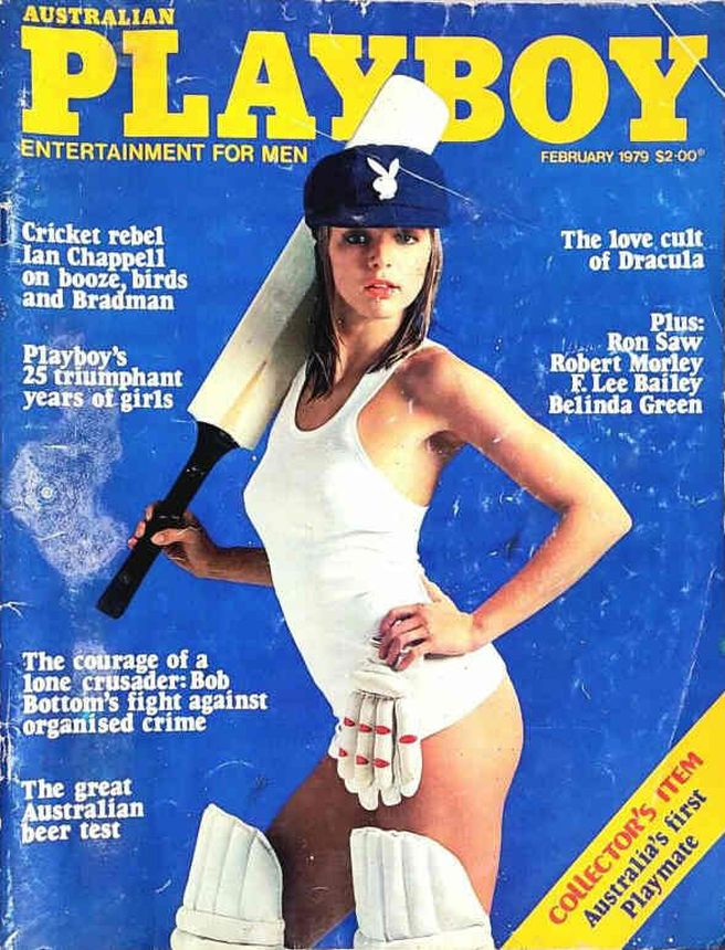 PLAYBOY (Australia) magazine side cover Issue 1  February 1979