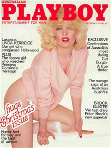 PLAYBOY (Australia) magazine side cover  December 1980