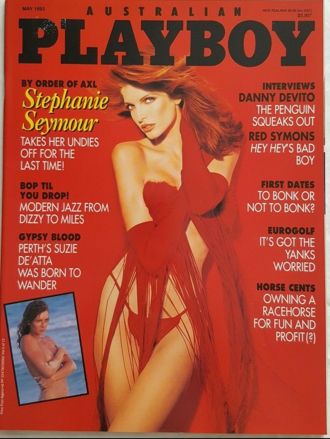 PLAYBOY (Australia) magazine side cover  May 1993