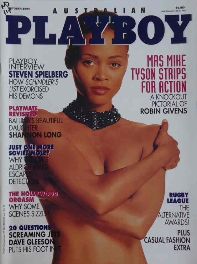 PLAYBOY (Australia) magazine side cover  October 1994