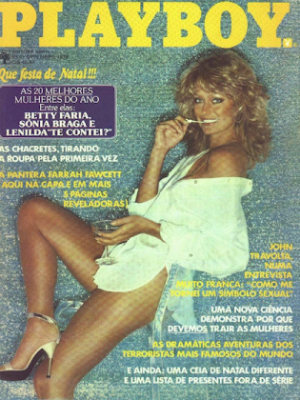 PLAYBOY (BR) magazine side cover  December 1978