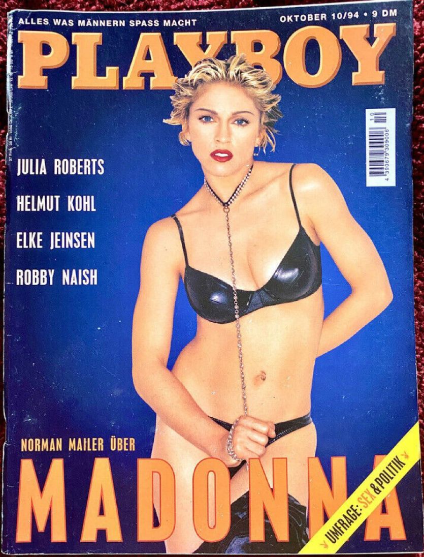 PLAYBOY (Germany) magazine side cover  October 1994