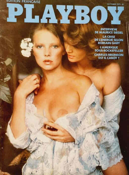PLAYBOY (FR) magazine side cover  October 1975
