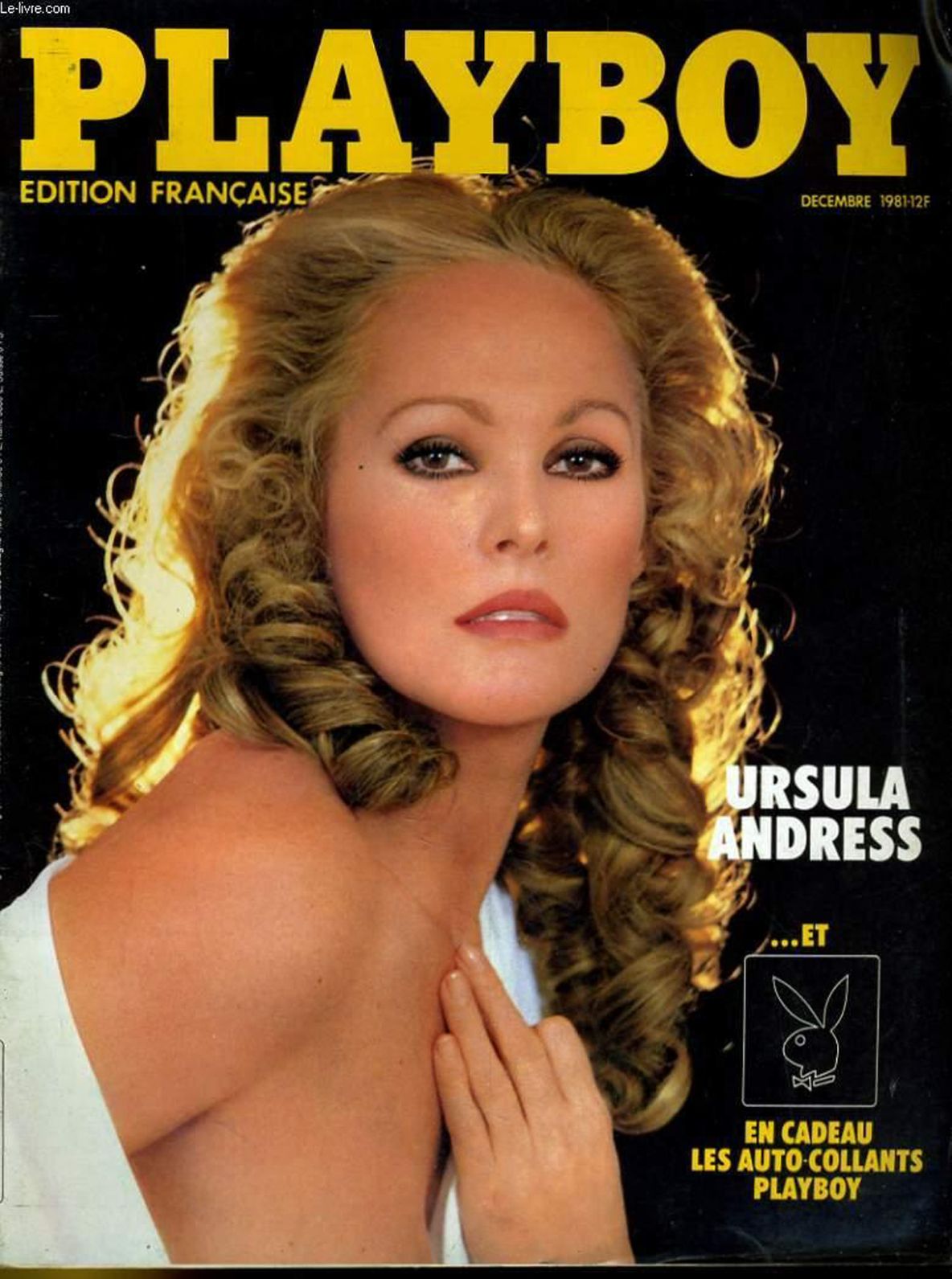 PLAYBOY (FR) magazine side cover Issue 97  December 1981