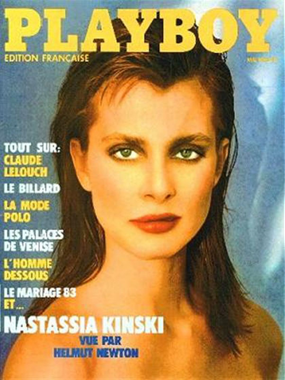 PLAYBOY (FR) magazine side cover Issue 114  May 1983