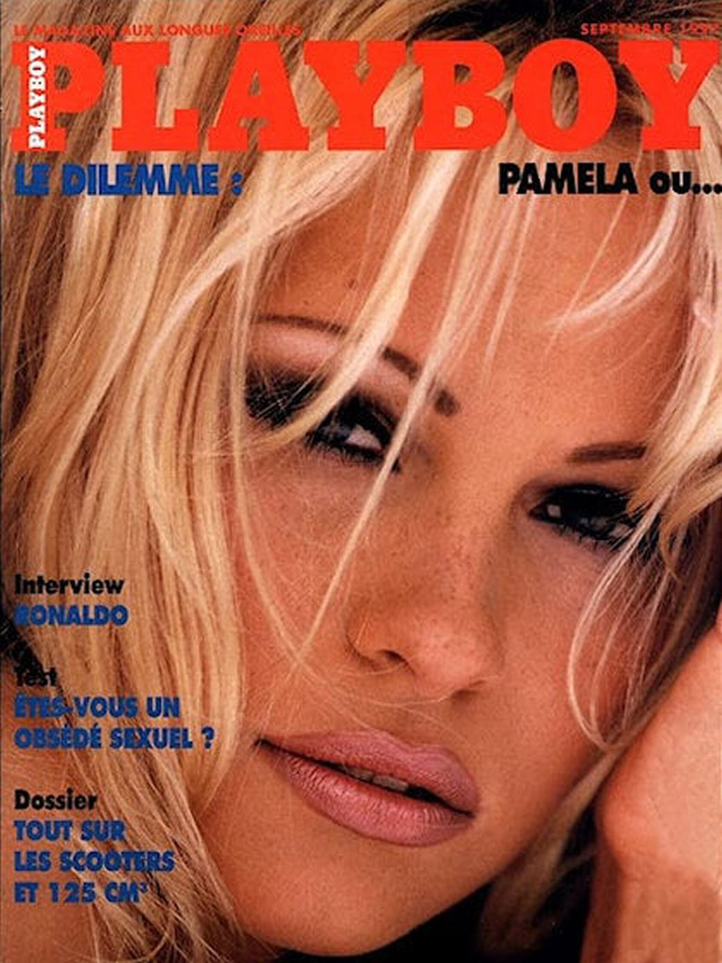 PLAYBOY (FR) magazine side cover  September 1997