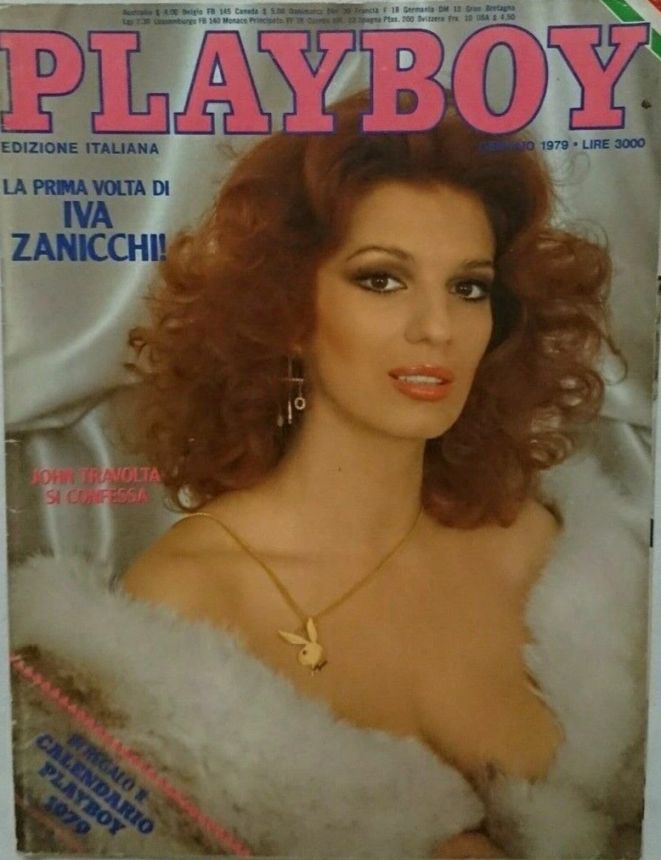 PLAYBOY (It) magazine side cover  January 1979