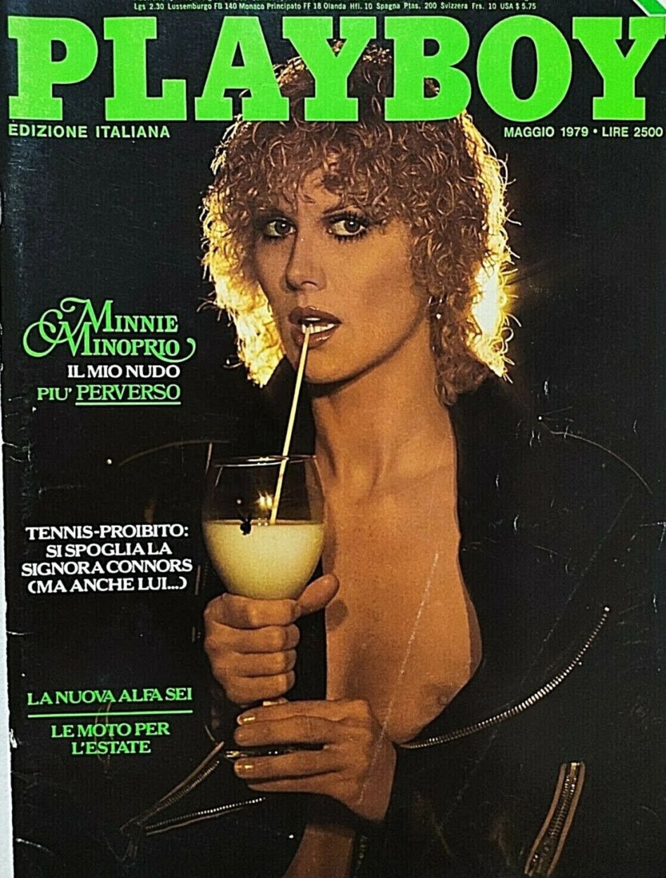 PLAYBOY (It) magazine side cover  May 1979