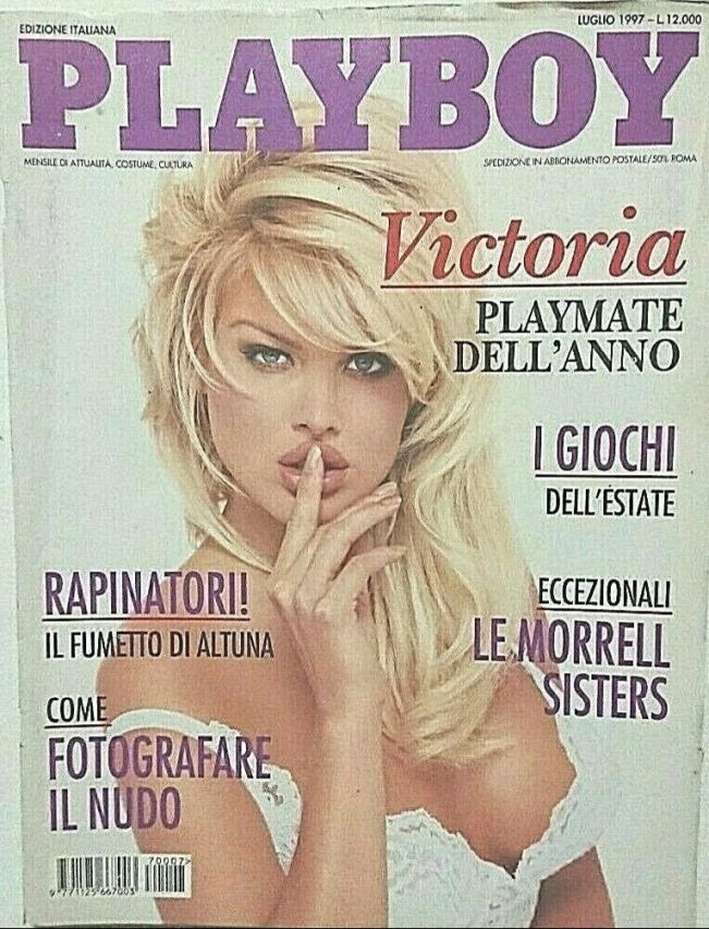 PLAYBOY (It) magazine side cover  July 1997