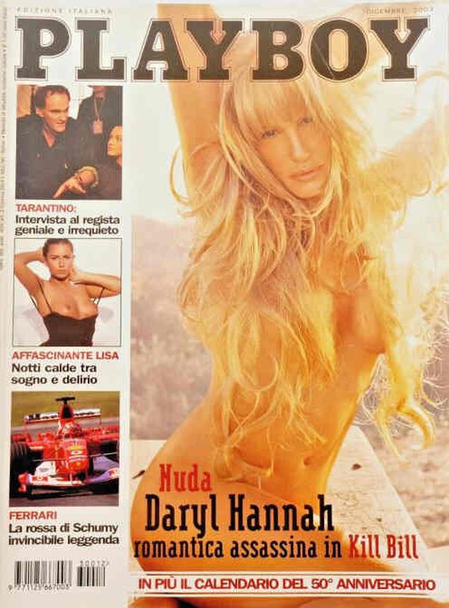 PLAYBOY (It) magazine side cover  December 2003
