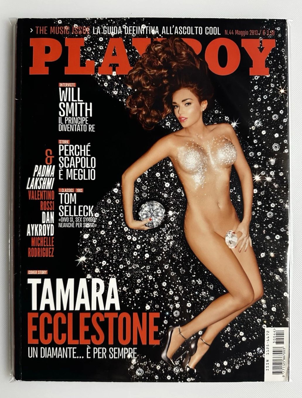 PLAYBOY (It) magazine side cover  May 2013