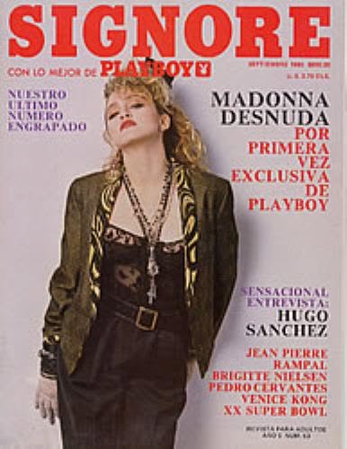 PLAYBOY (MEXICO) magazine side cover  September 1985