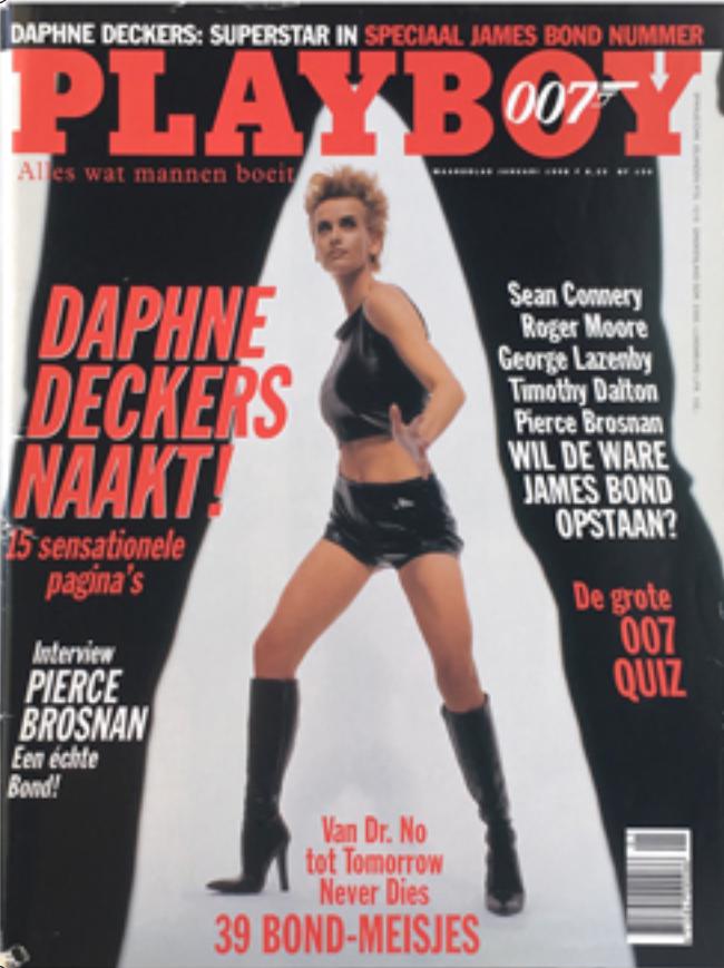 PLAYBOY NETHERLANDS magazine side cover Issue 1   1998
