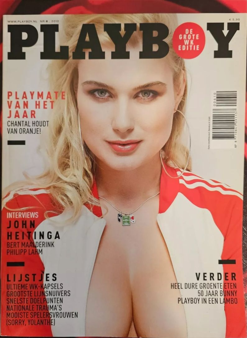 PLAYBOY NETHERLANDS magazine side cover  June 2010