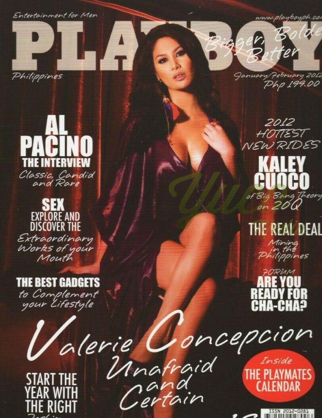 PLAYBOY PHILIPPINES magazine side cover  January/February 2012