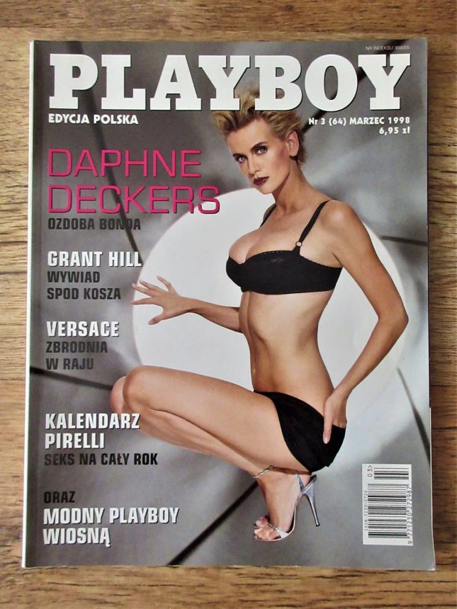 PLAYBOY POLAND magazine side cover  March 1999