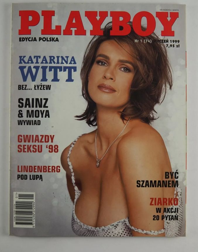 PLAYBOY POLAND magazine side cover  August 1999
