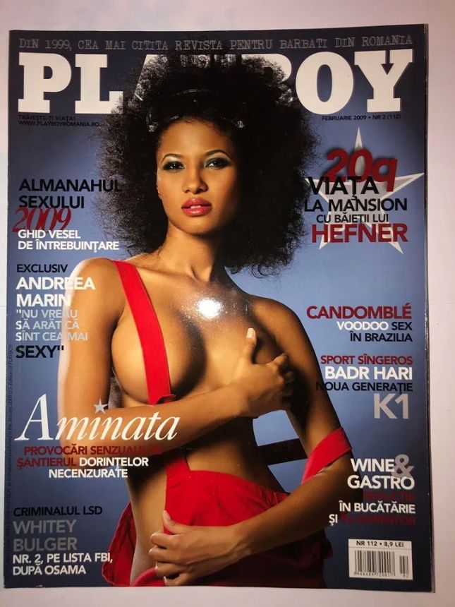PLAYBOY ROMANIA magazine side cover  February 2009