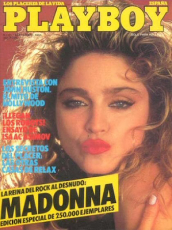 PLAYBOY (SP) magazine side cover  September 1985