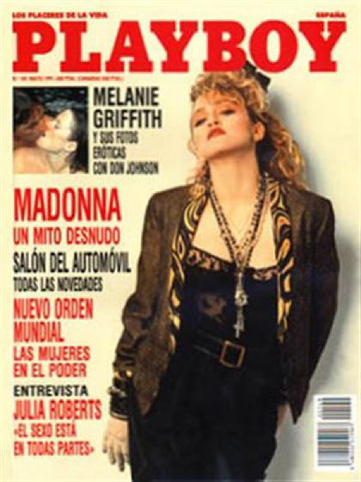 PLAYBOY (SP) magazine side cover  May 1991
