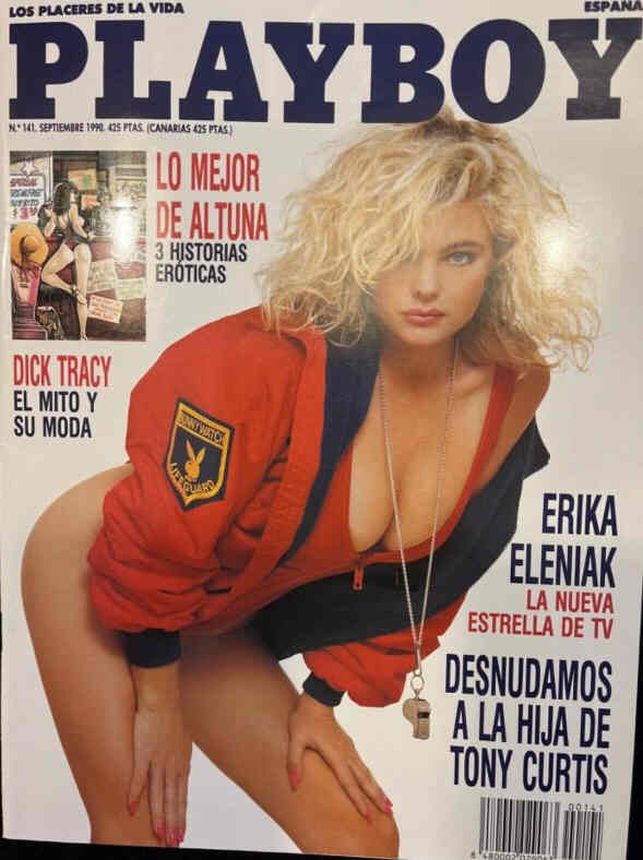 PLAYBOY (SP) magazine side cover Issue 141  September 1990