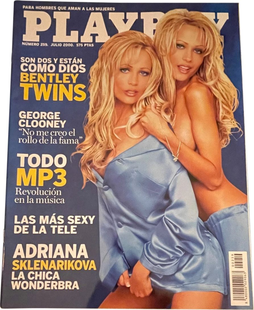 PLAYBOY (SP) magazine side cover Issue 259  July 2000