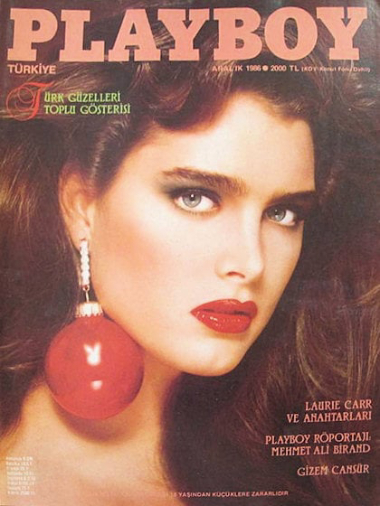 PLAYBOY (TU) magazine side cover  December 1986