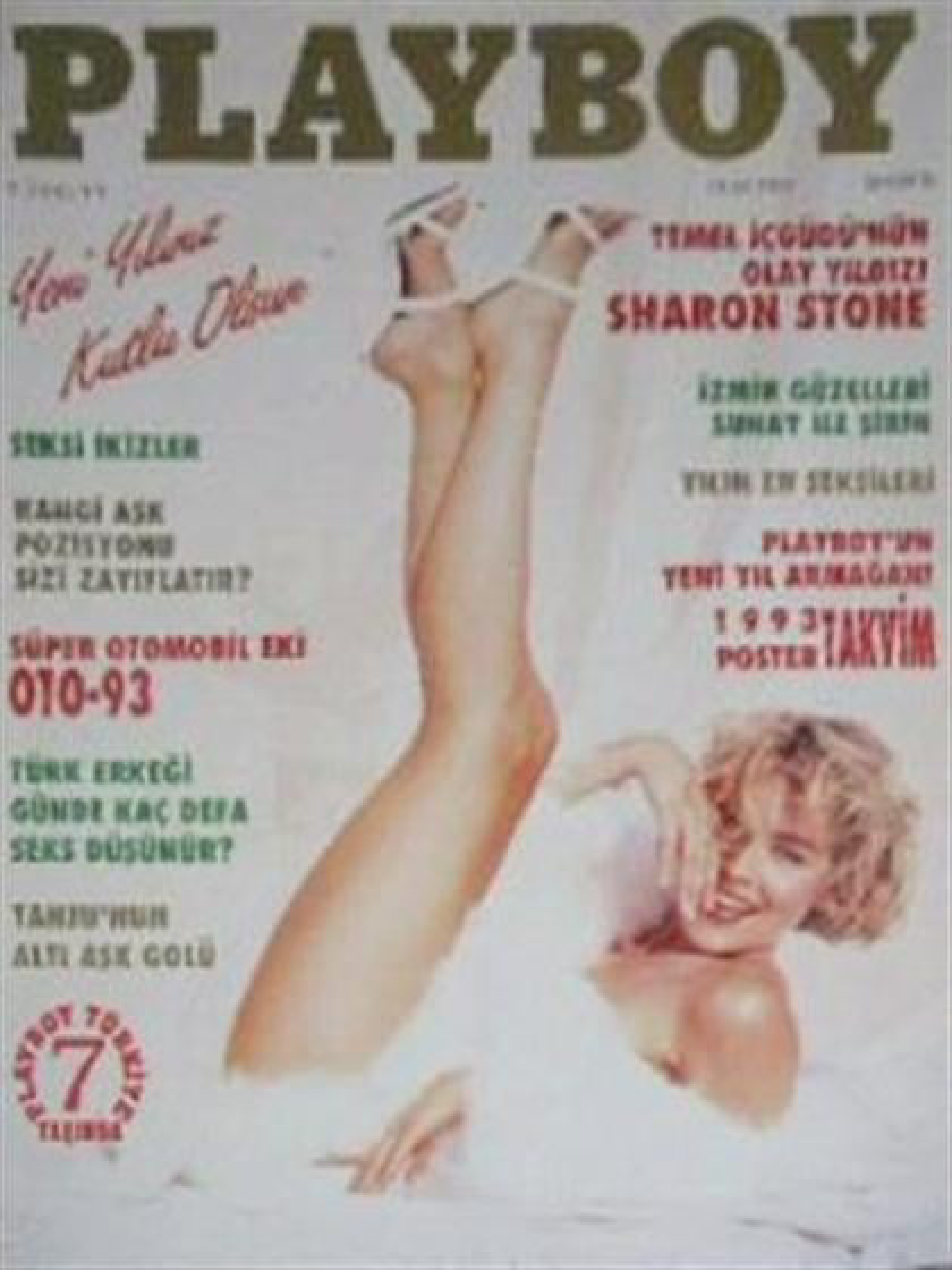 PLAYBOY (TU) magazine side cover  January 1993