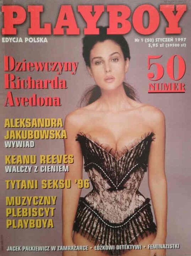 PLAYBOY POLAND magazine side cover  January 1997