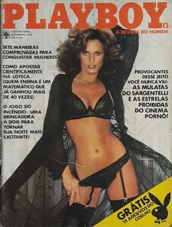 PLAYBOY (BR) magazine side cover Issue 38  September 1978