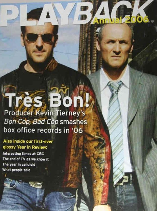 PLAYBACK magazine side cover Issue an   2006