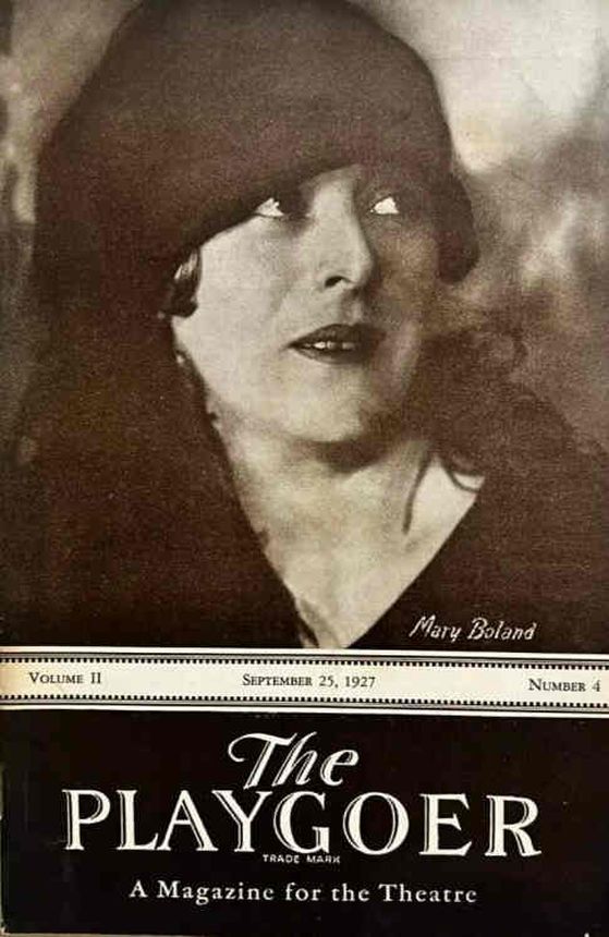 PLAYGOER DETROIT magazine side cover Issue 4 25 September 1927