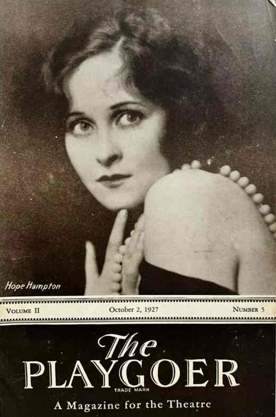 PLAYGOER DETROIT magazine side cover Issue 5 2 October 1927