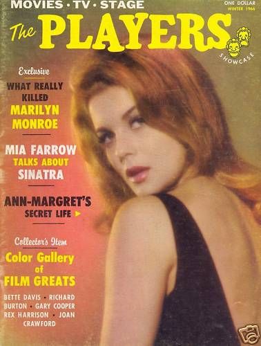 PLAYERS | THE magazine side cover Winter 1966