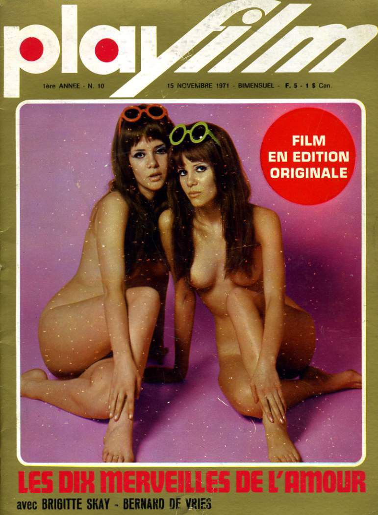 TOPFILM/PLAYFILM magazine side cover Issue 10  PlayFilm 15 November 1971