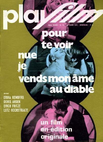 TOPFILM/PLAYFILM magazine side cover Issue 13  PlayFilm 1 March 1972