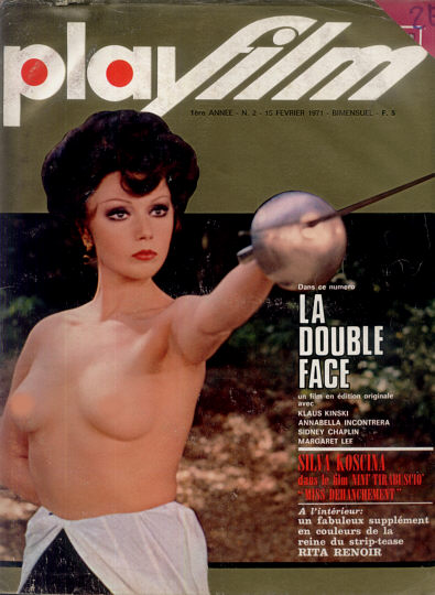 TOPFILM/PLAYFILM magazine side cover Issue 2  PlayFilm 15 February 1971