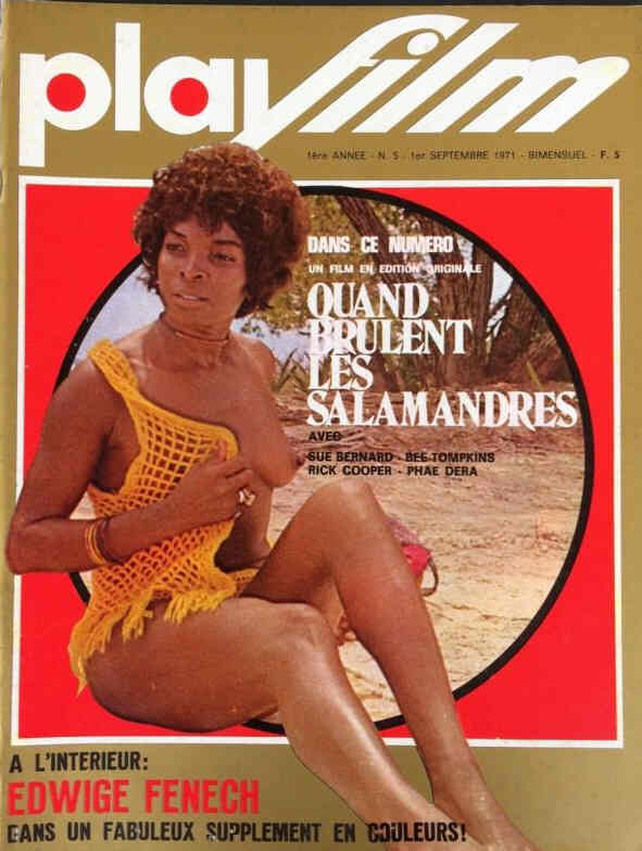 TOPFILM/PLAYFILM magazine side cover Issue 5  PlayFilm 1 September 1971