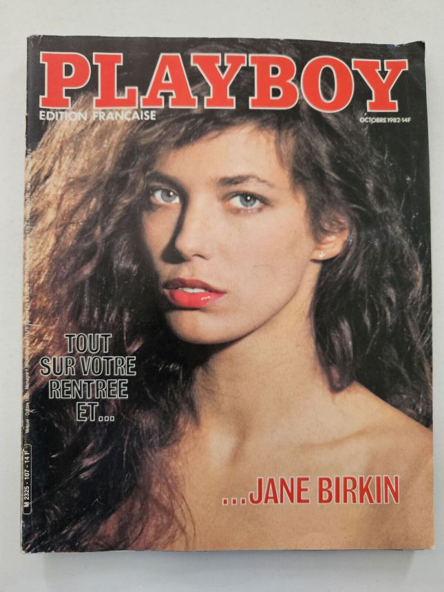 PLAYBOY (FR) magazine side cover Issue 107  October 1982