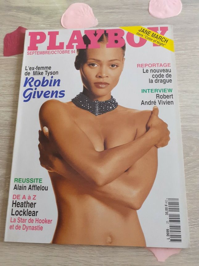 PLAYBOY (FR) magazine side cover Issue 25  September/October 1994