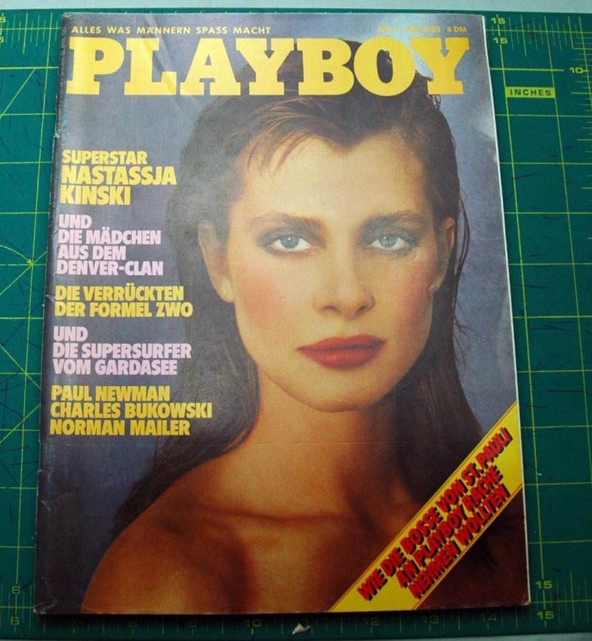 PLAYBOY (Germany) magazine side cover  May 1983