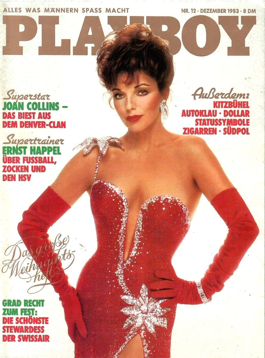 PLAYBOY (Germany) magazine side cover  December 1983