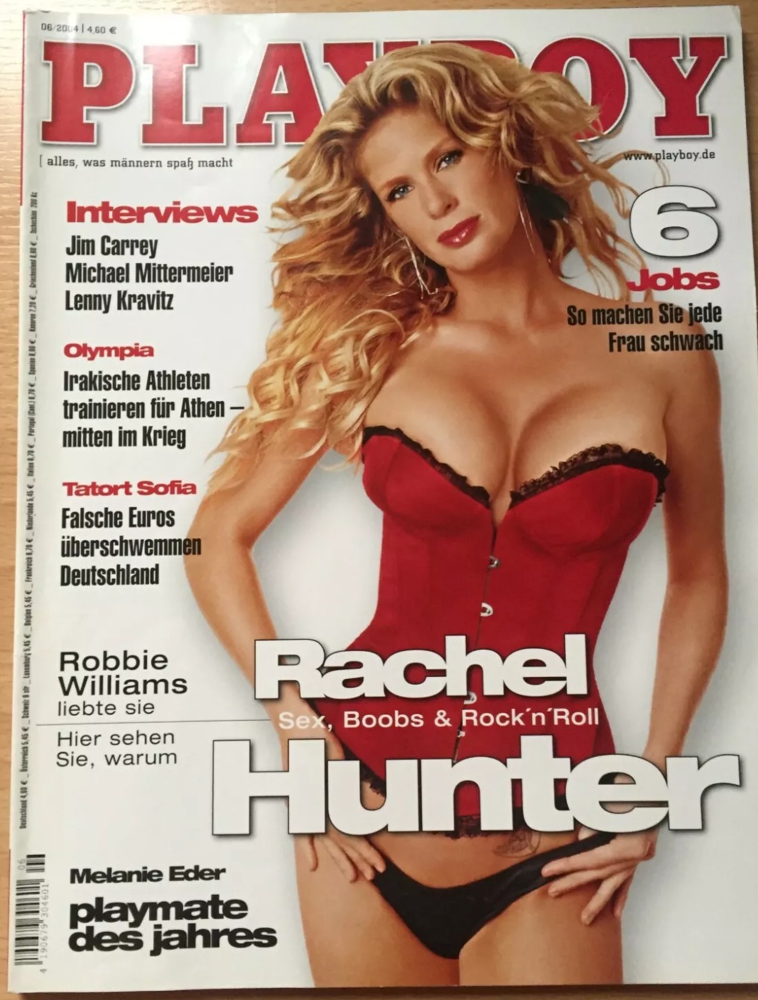 PLAYBOY (Germany) magazine side cover  June 2004