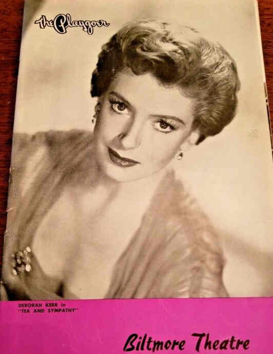PLAYGOER BILTMORE THEATRE magazine side cover   1955