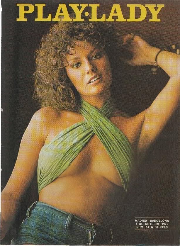 PLAYLADY magazine side cover Issue 14   1975