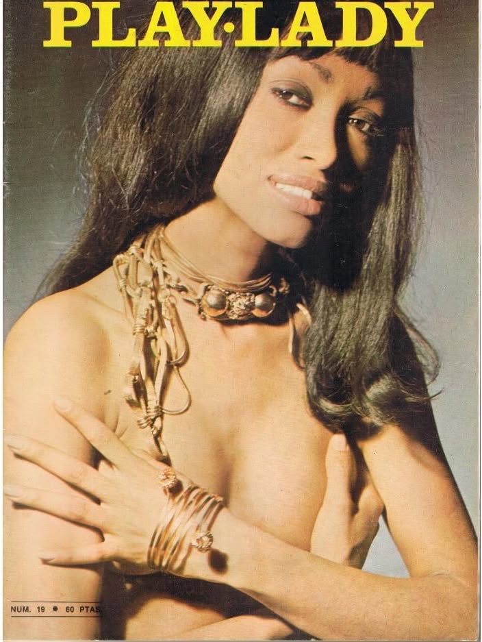 PLAYLADY magazine side cover Issue 19   1975