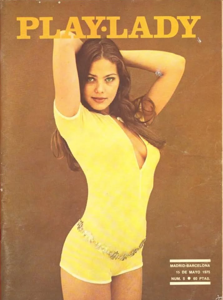 PLAYLADY magazine side cover Issue 5   1975